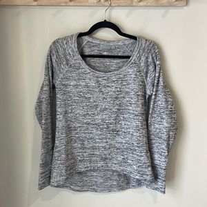 Athleta | Sharkbite Grey Heather Top | Sz S